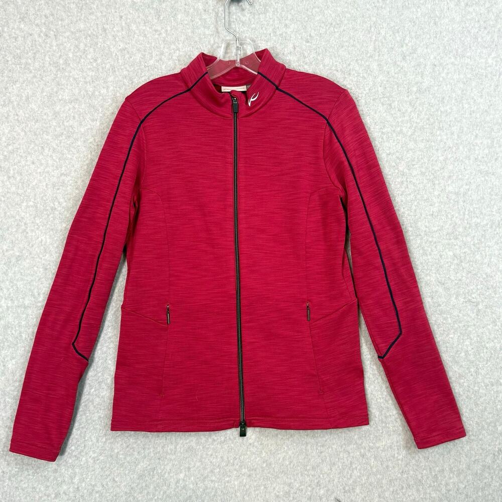 Kjus Milena Jacket Size M 38 Full Zip Golf Pickleball Trekking Active Sport LG25